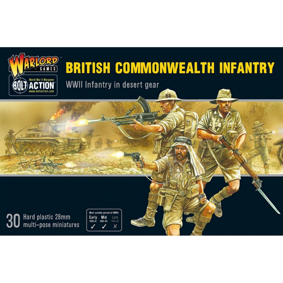 Bolt Action British Commonwealth Infantry (30)
